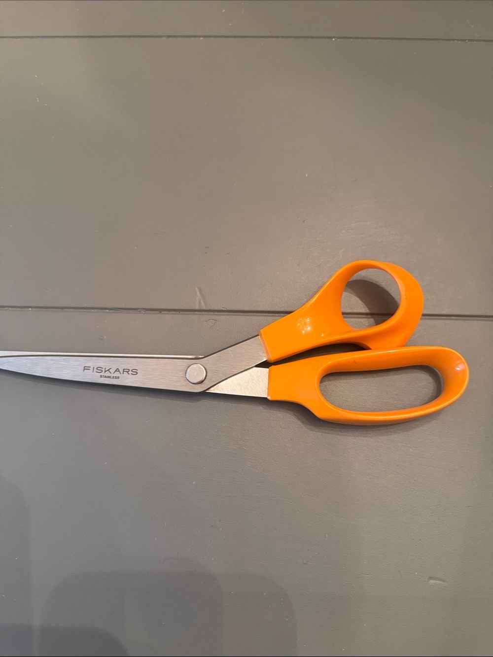 Fiskars USA original Shears Scissors Orange Handle Cut Crafts Fabrics 85 🐈‍⬛